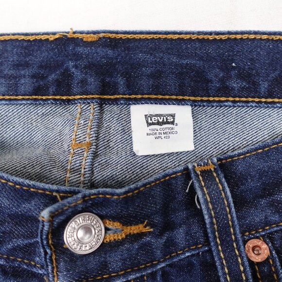 Y2K Levi's 501 Jeans Men's 34x30 Straight Leg 100% Cotton Denim - Picture 3 of 12